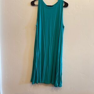 Time and Tru Teal Midi Dress